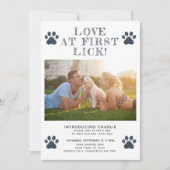 Liebe bei der ersten Ankündigung von Lick New Pupp (Vorderseite)