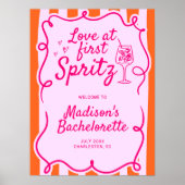 Liebe bei der ersten Spritz Bachelorette Poster (Vorne)
