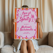 Liebe bei der ersten Spritz Bachelorette Poster