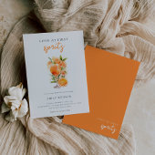 Liebe bei der ersten Spritz Bridal Dusche Einladun Einladung