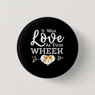 Liebe bei der ersten WheelGuinea Schweinekipper Button
