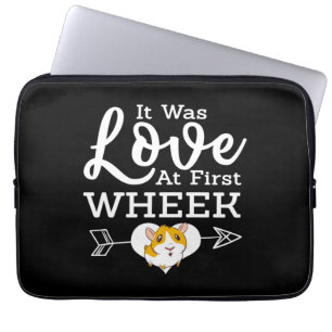 Liebe bei der ersten WheelGuinea Schweinekipper Laptopschutzhülle