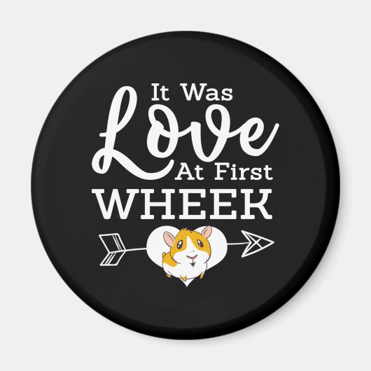 Liebe bei der ersten WheelGuinea Schweinekipper Magnet (Vorne)