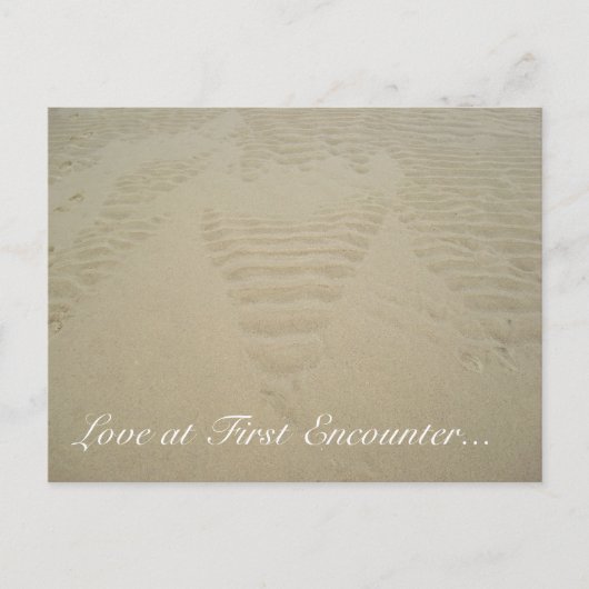 Liebe bei First Encounter... Postkarte (Vorderseite)