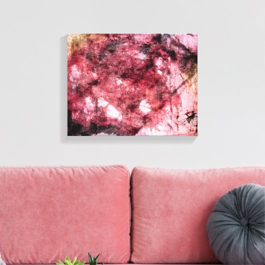 Liebe bei First Sight Modern Abstract Design Leinwanddruck (Insitu (Wohnzimmer))