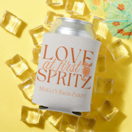 Liebe bei First Spritz - Fun Orange Bachelorette Dosenkühler