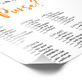 Liebe bei First Spritz Was ist in Ihrer Tasche? Fotodruck (Ecke)