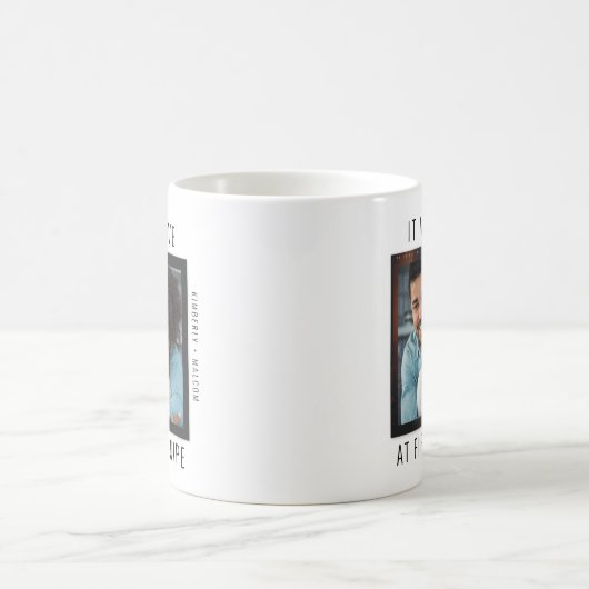 Liebe bei First Swipe Online Couple Valentine Tass Kaffeetasse (Mittel)