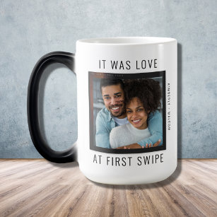 Liebe bei First Swipe Online Couple Valentine Tass Tasse