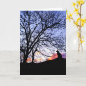 "Liebe bei Sonnenuntergang" Verlust einer Sympathi Karte (Gelbe Blume)