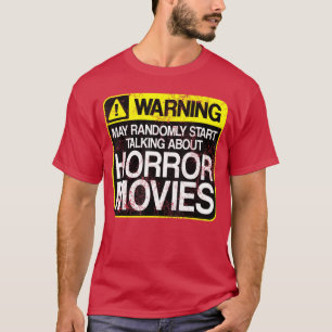 Liebe beim Anschauen von Horrorfilmen Warnung Grus T-Shirt