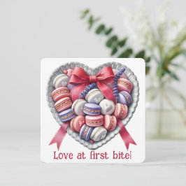 Liebe beim ersten Biss - Valentintagskarte Dankeskarte