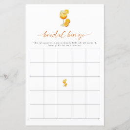 Liebe beim ersten Spritz Brautparty Bingo Game