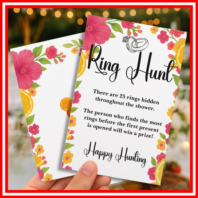 Liebe beim ersten Spritz Ring Hunt Brautparty Game (Von Creator hochgeladen)