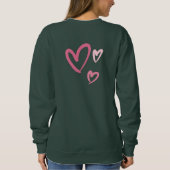 Liebe beim ersten Tackle: Ein Halloween-Fußballrom Sweatshirt (Rückseite)