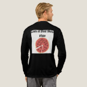 Liebe beim First Slice Pizza Shirt (Voller Rücken)