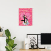 Liebe beim Tanzen von Blütenmärchen Poster (Heimbüro)
