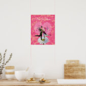Liebe beim Tanzen von Blütenmärchen Poster (Küche)