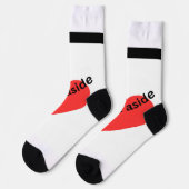 Liebe beiseite socken (Linkes Detail)