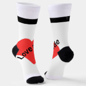 Liebe beiseite socken (Gewinkelt)