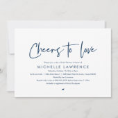 Liebe bejubeln, Modernes Lässiges Brautparty Invit Einladung (Vorderseite)