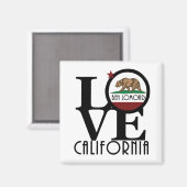 LIEBE Ben Lomond CA Magnet (Vorderseite/Rückseite)