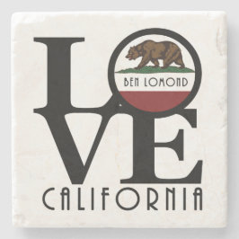 LIEBE Ben Lomond California Steinuntersetzer