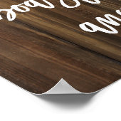 Liebe beneidet nicht, prahlt nicht oder... Imitate Poster (Ecke)