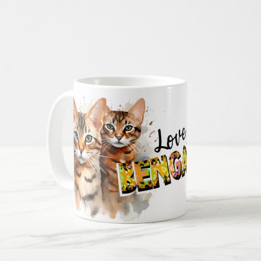 Liebe bengalisch kaffeetasse (Vorderseite Links)