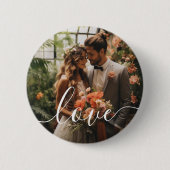 "Liebe" Benutzerdefiniertes Foto Button (Vorderseite)