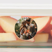 "Liebe" Benutzerdefiniertes Foto Etiketten (Befestigt)