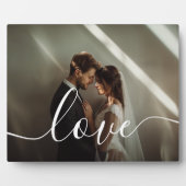 "Liebe" Benutzerdefiniertes Foto Fotoplatte (Vorderseite)