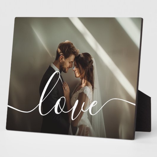 "Liebe" Benutzerdefiniertes Foto Fotoplatte (Seite)