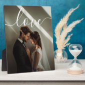 "Liebe" Benutzerdefiniertes Foto Fotoplatte (Seite)