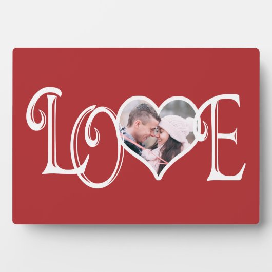 LIEBE - Benutzerdefiniertes Foto Fotoplatte (Vorderseite)