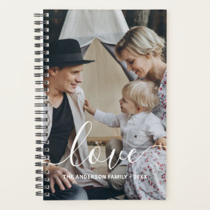 'Liebe' Benutzerdefiniertes Foto für die Familie m Planer