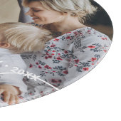 'Liebe' Benutzerdefiniertes Foto für die Familie m Schneidebrett (Ecke)