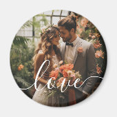 "Liebe" Benutzerdefiniertes Foto Magnet (Vorne)
