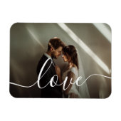 "Liebe" Benutzerdefiniertes Foto Magnet (Horizontal)