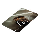 "Liebe" Benutzerdefiniertes Foto Magnet (Linke Seite)