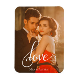 LIEBE-benutzerdefiniertes Foto Magnet