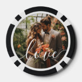"Liebe" Benutzerdefiniertes Foto Pokerchips (Rückseite)