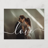 "Liebe" Benutzerdefiniertes Foto Postkarte (Vorderseite)