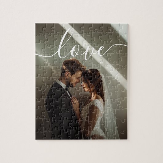 "Liebe" Benutzerdefiniertes Foto Puzzle (Vertikal)