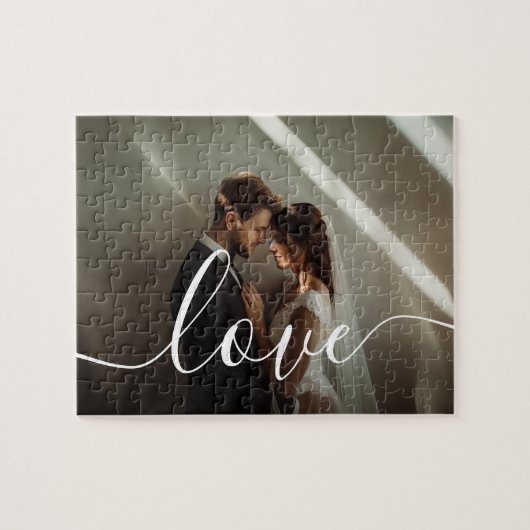 "Liebe" Benutzerdefiniertes Foto Puzzle (Horizontal)