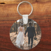 LIEBE-benutzerdefiniertes Foto Schlüsselanhänger (Vorderseite)