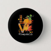 LIEBE Berater Leben Herbstlaub Herbstsaison Pump Button (Vorderseite)