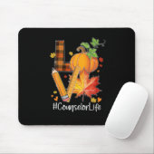 LIEBE Berater Leben Herbstlaub Herbstsaison Pump Mousepad (Mit Mouse)