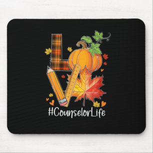 LIEBE Berater Leben Herbstlaub Herbstsaison Pump Mousepad