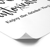 Liebe berauscht 8x10 Hochzeitssymbol Poster (Ecke)